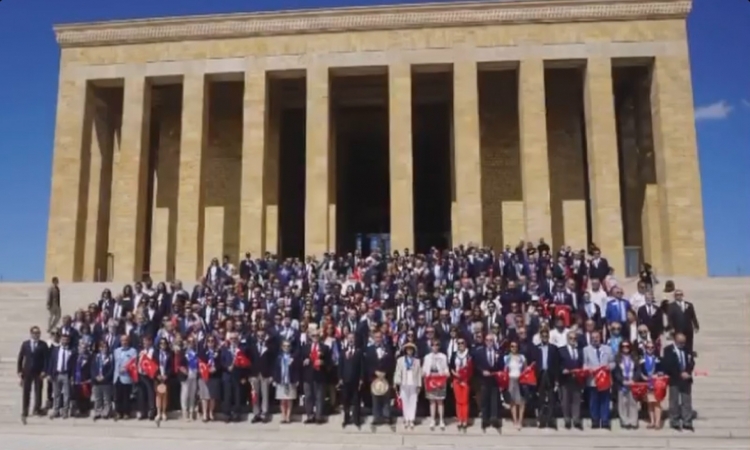 2022-23 DÖNEMİNE ANITKABİR ZİYARETİ İLE BAŞLANDI. 2.7.2022
