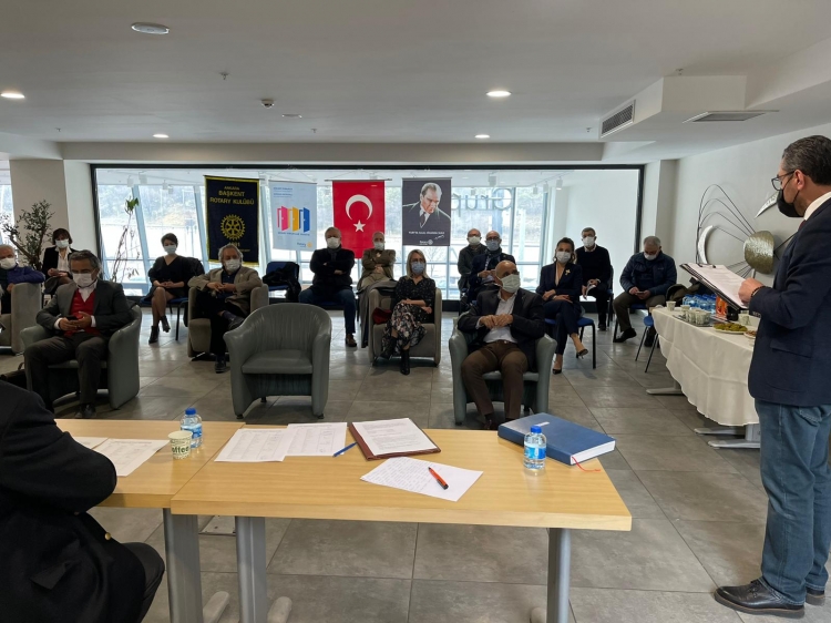 Ankara Başkent Rotary Kulübü Derneği Genel kurulu yapıldı. 16.03.2021